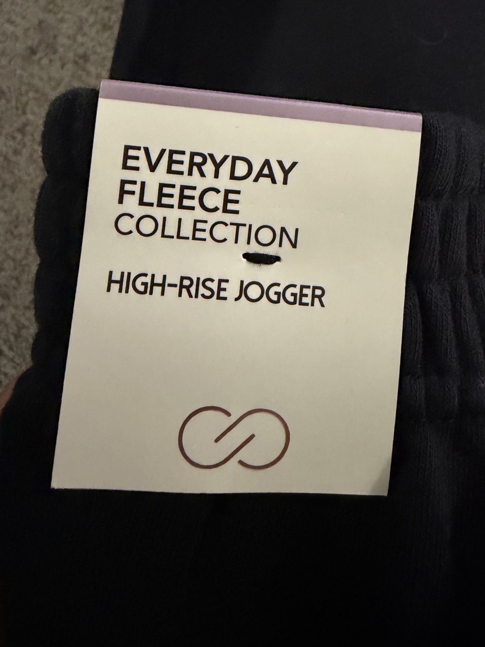 CALIA Black Everyday Fleece High-Rise Jogger - Picture 3 of 6